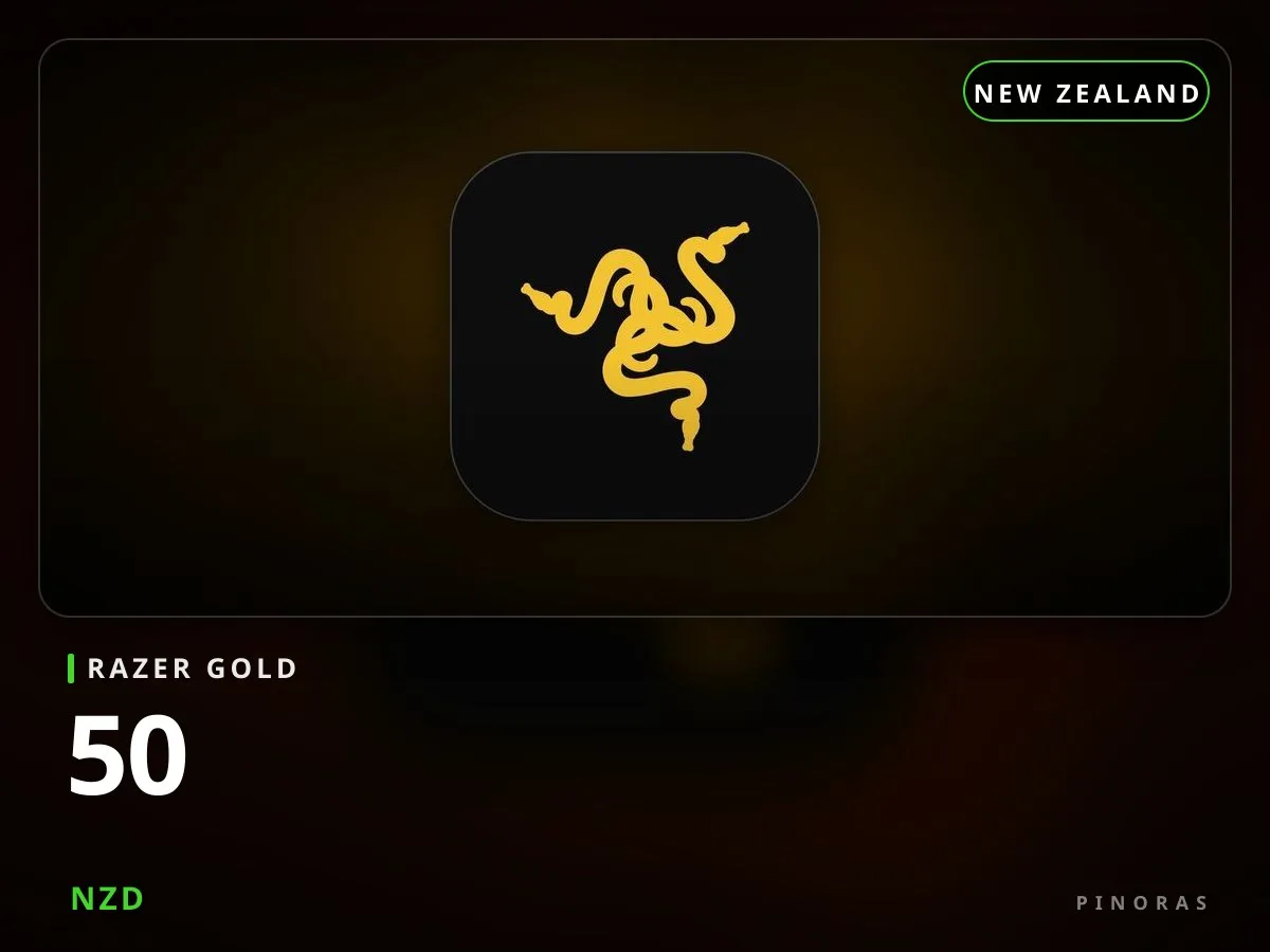 Razer Gold New Zealand - 50 NZD — Pinoras