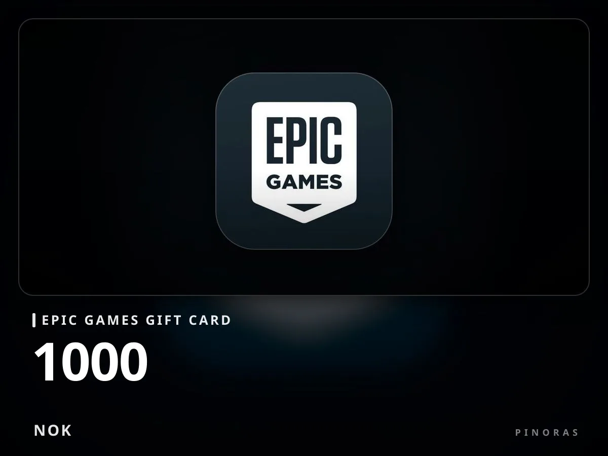 Epic Games Gift Card Norway - 1000 NOK - Pinoras