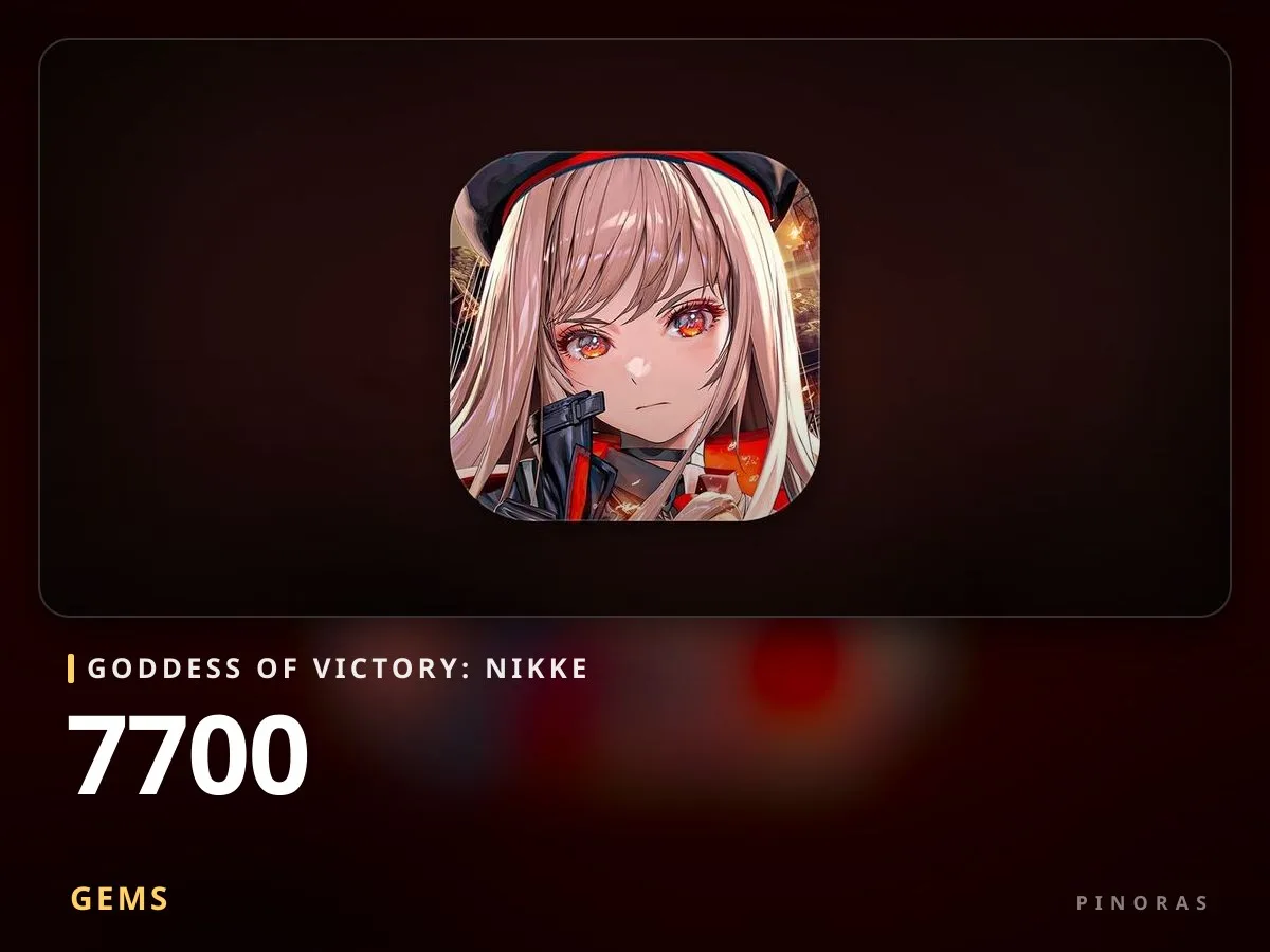 Goddess of Victory: Nikke 7700 Gems - Pinoras