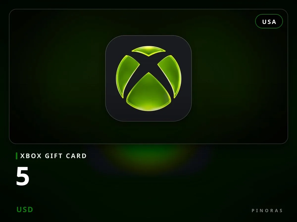 Xbox Gift Card 5 USD - Pinoras