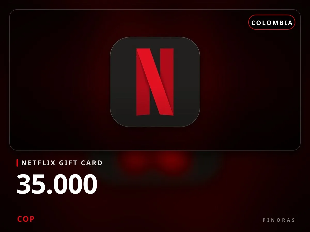 Netflix Gift Card Colombia - 35.000 COP - Pinoras