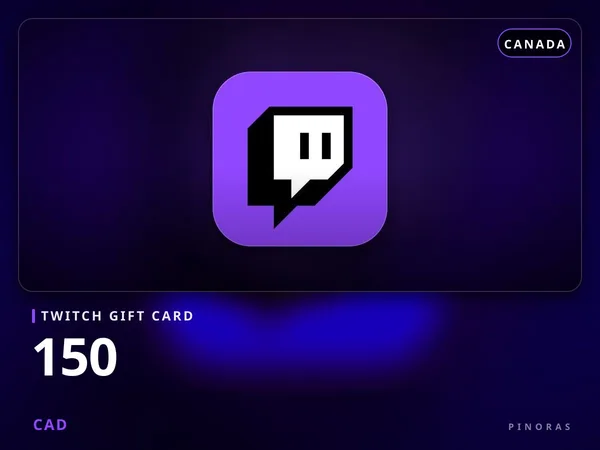 Twitch Gift Card Canada - 150 CAD