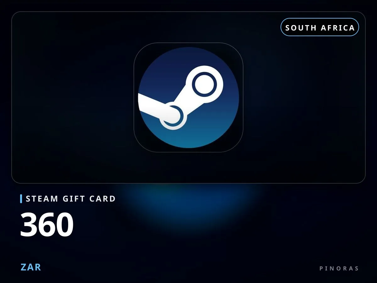 Steam Gift Card 360 ZAR - Pinoras