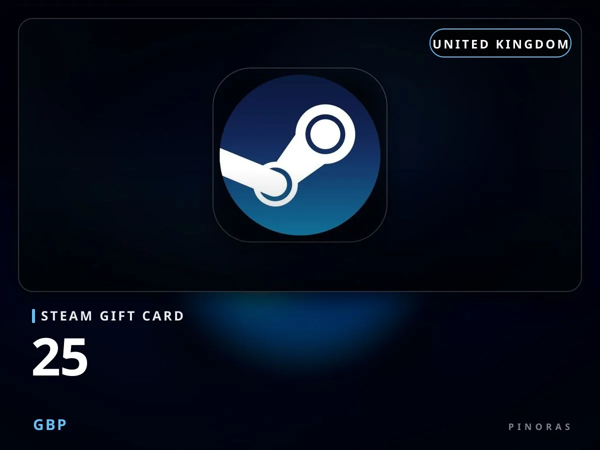 Steam Gift Card 25 GBP - Pinoras