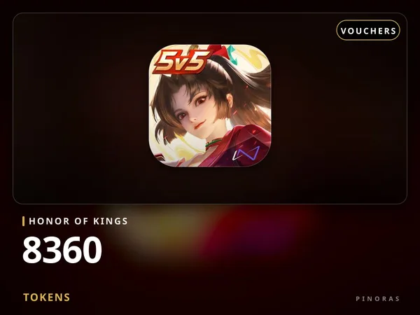 Honor of Kings Voucher - 8360 Tokens