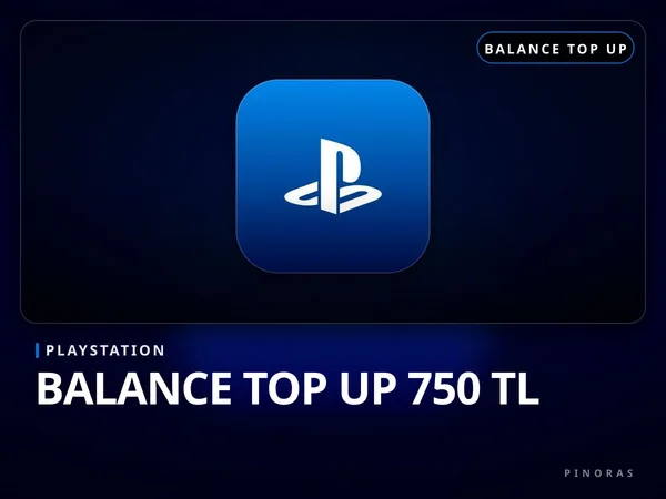 PlayStation Balance Top Up 750 TL