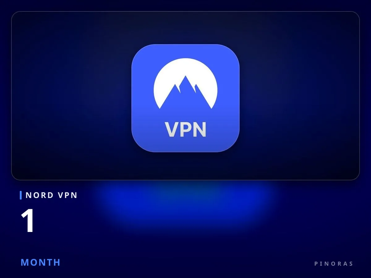 Nord VPN Basic Plan - 1 Month - Pinoras