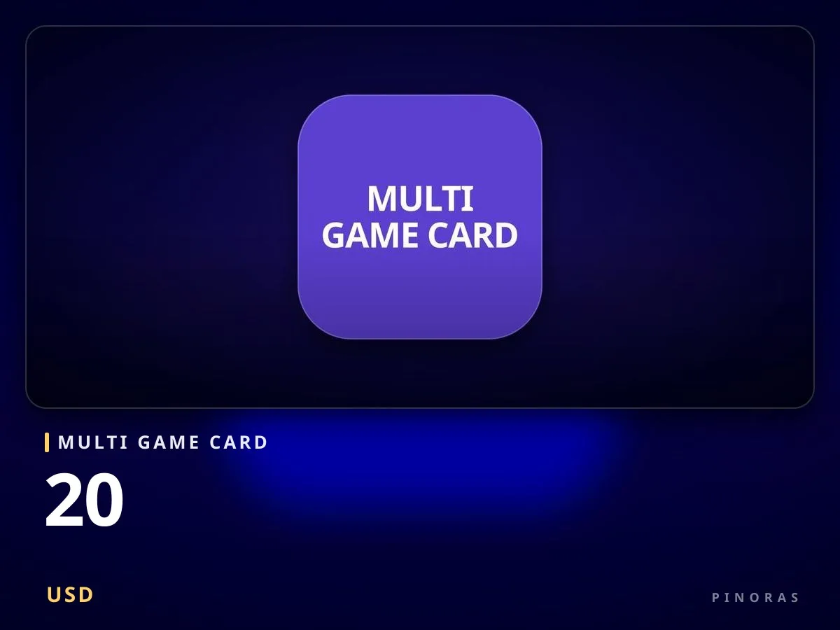Multi Game Card 20 USD - Pinoras