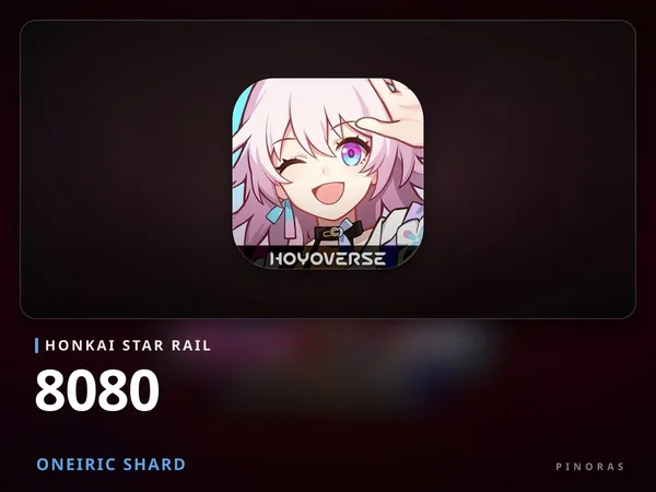 Honkai Star Rail - 8080 Oneiric Shard