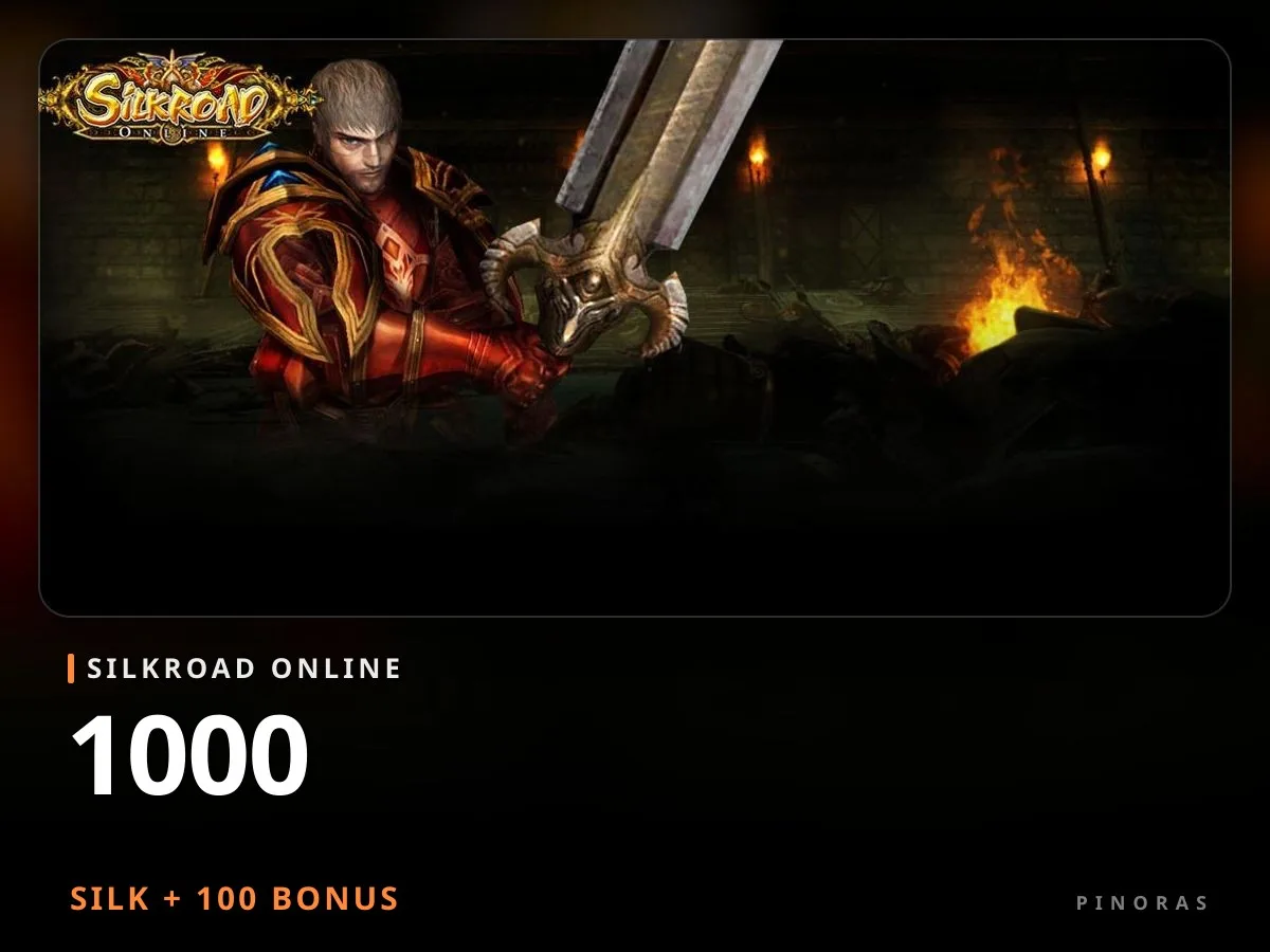 Silkroad 1000 Silk + 100 Bonus - Pinoras