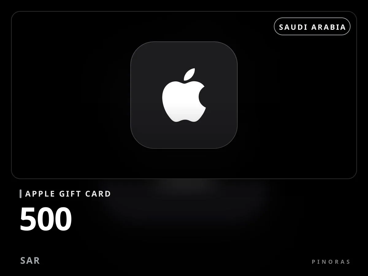 Apple Gift Card - 500 SAR - Pinoras