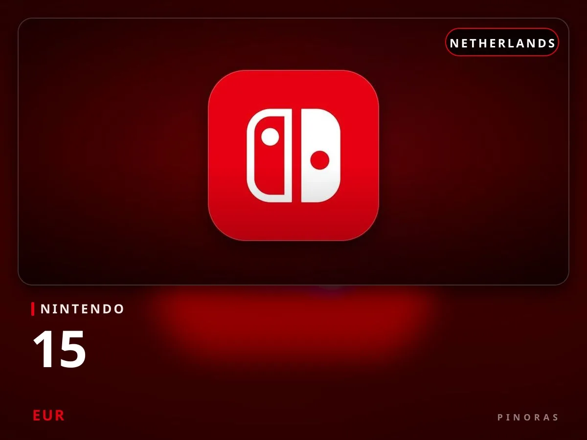 Nintendo Gift Card Netherlands - 15 EUR - Pinoras