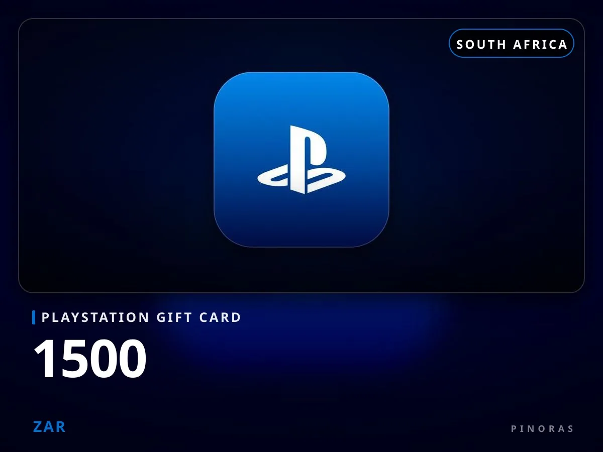 Playstation Gift Card ZA - 1500 ZAR - Pinoras