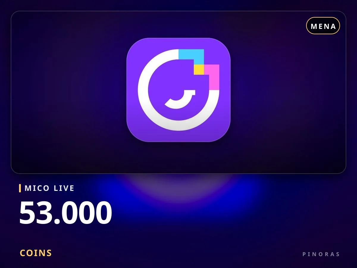 Mico Live MENA - 53.000 Coins - Pinoras