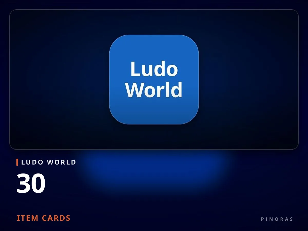 Ludo World 30 Item Cards - Pinoras