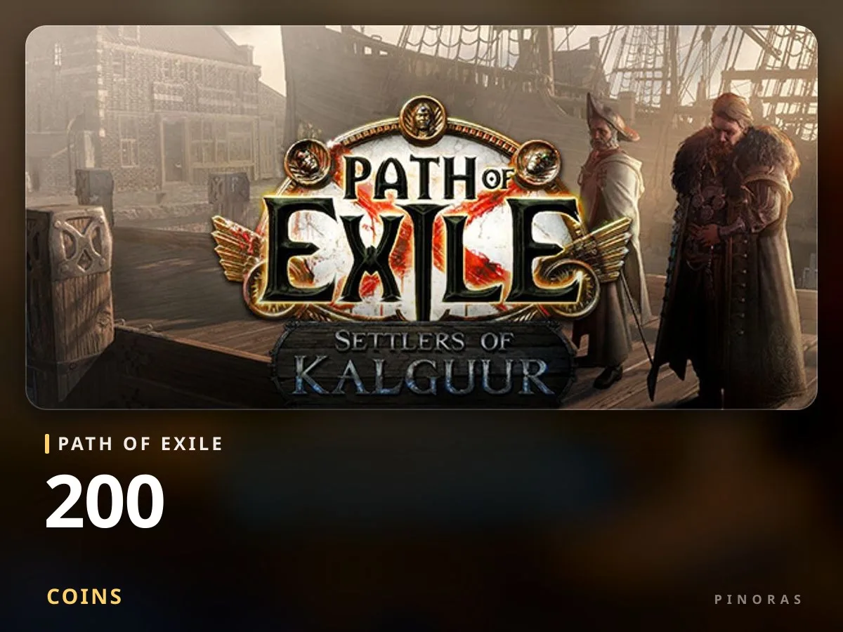 Path of Exile 200 Coins - Pinoras