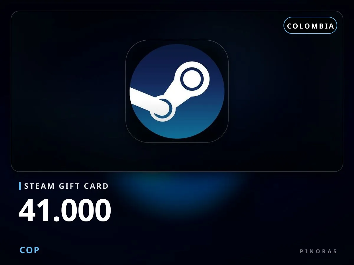 Steam Gift Card 41.000 COP - Pinoras