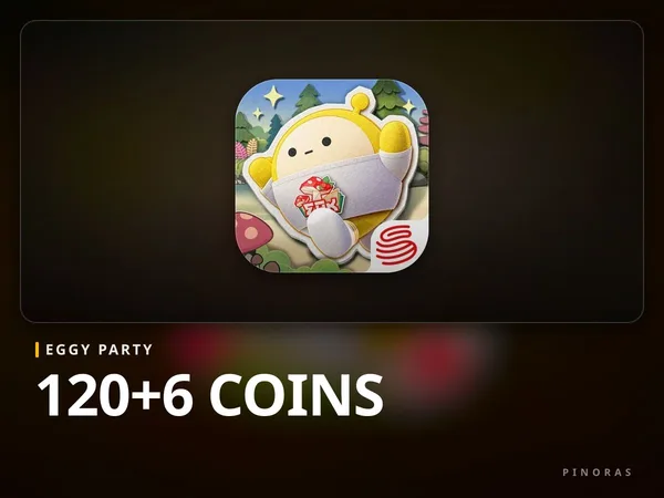 Eggy Party 120+6 Coins