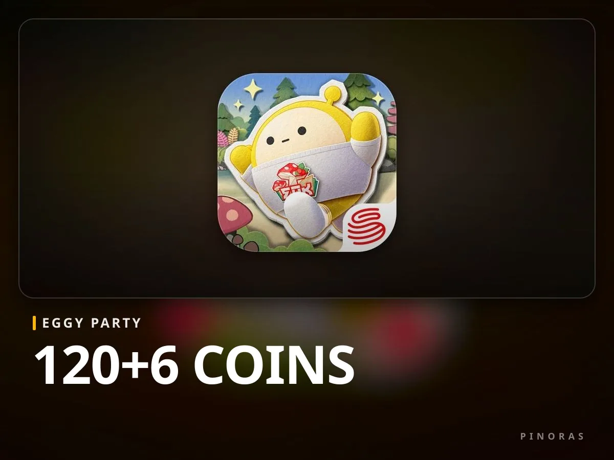 Eggy Party 120+6 Coins - Pinoras