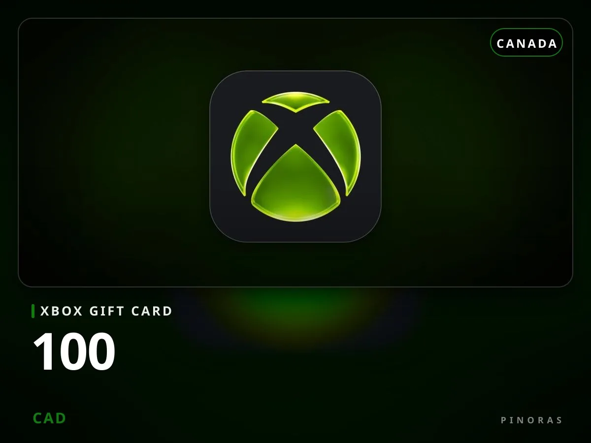 Xbox Gift Card Canada - 100 CAD - Pinoras