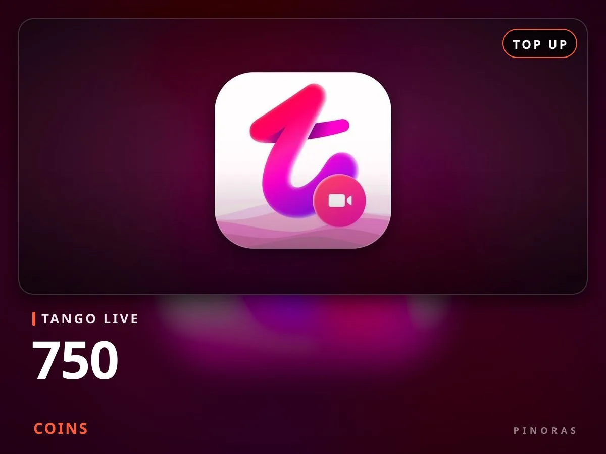 Tango Live Top Up - 750 Coins - Pinoras