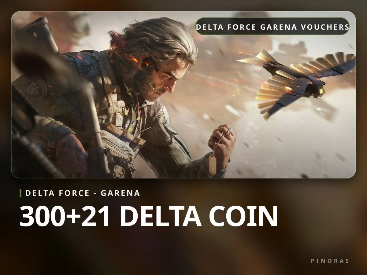 Delta Force Garena Vouchers - 300+21 Delta Coin - Pinoras