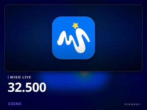 Migo Live - 32.500 Coins