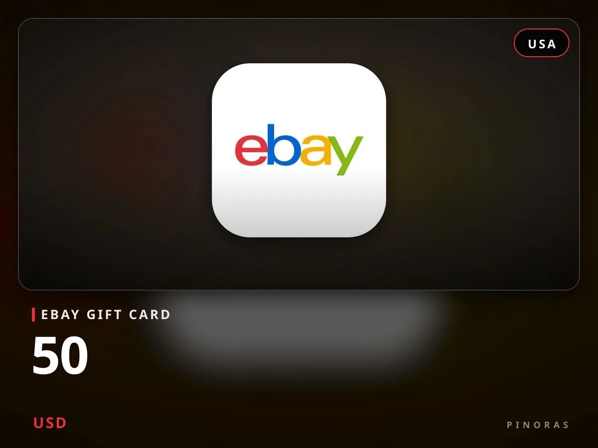 eBay Gift Card 50 USD - Pinoras