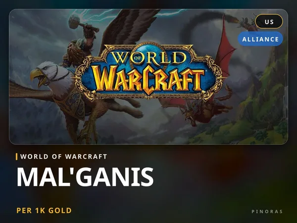 World of Warcraft Gold - Mal'Ganis [US] - Alliance US