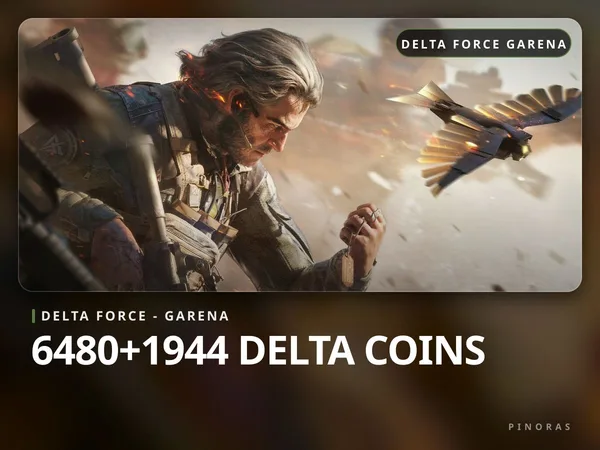 Delta Force Garena - 6480+1944 Delta Coins