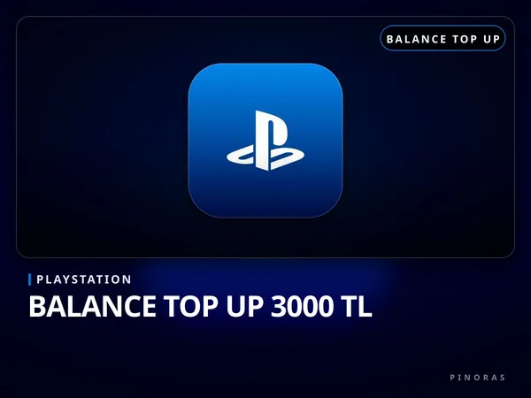 PlayStation Balance Top Up 3000 TL