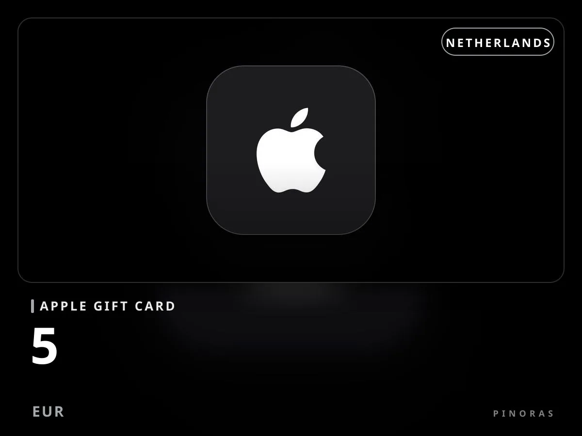 Apple Gift Card Netherlands - 5 EUR - Pinoras