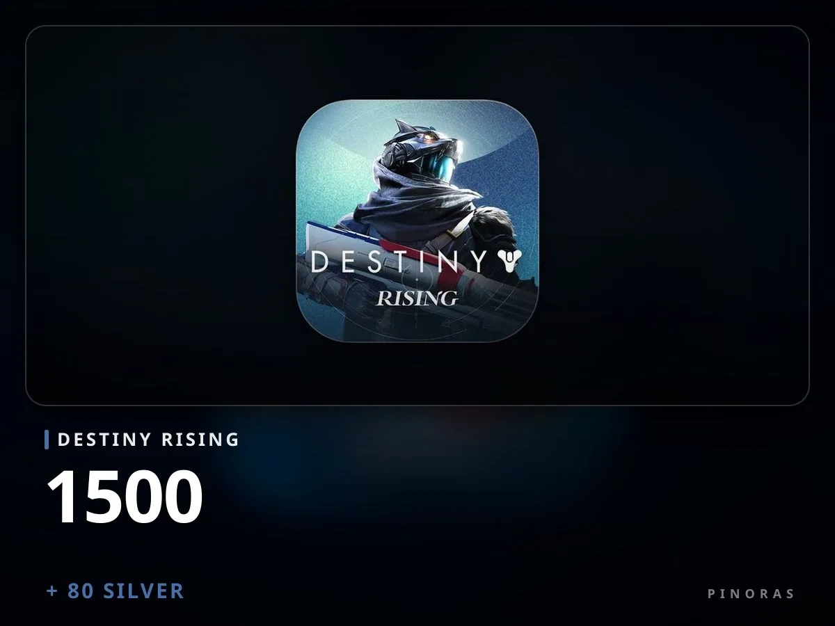 Destiny Rising 1500 + 80 Silver - Pinoras