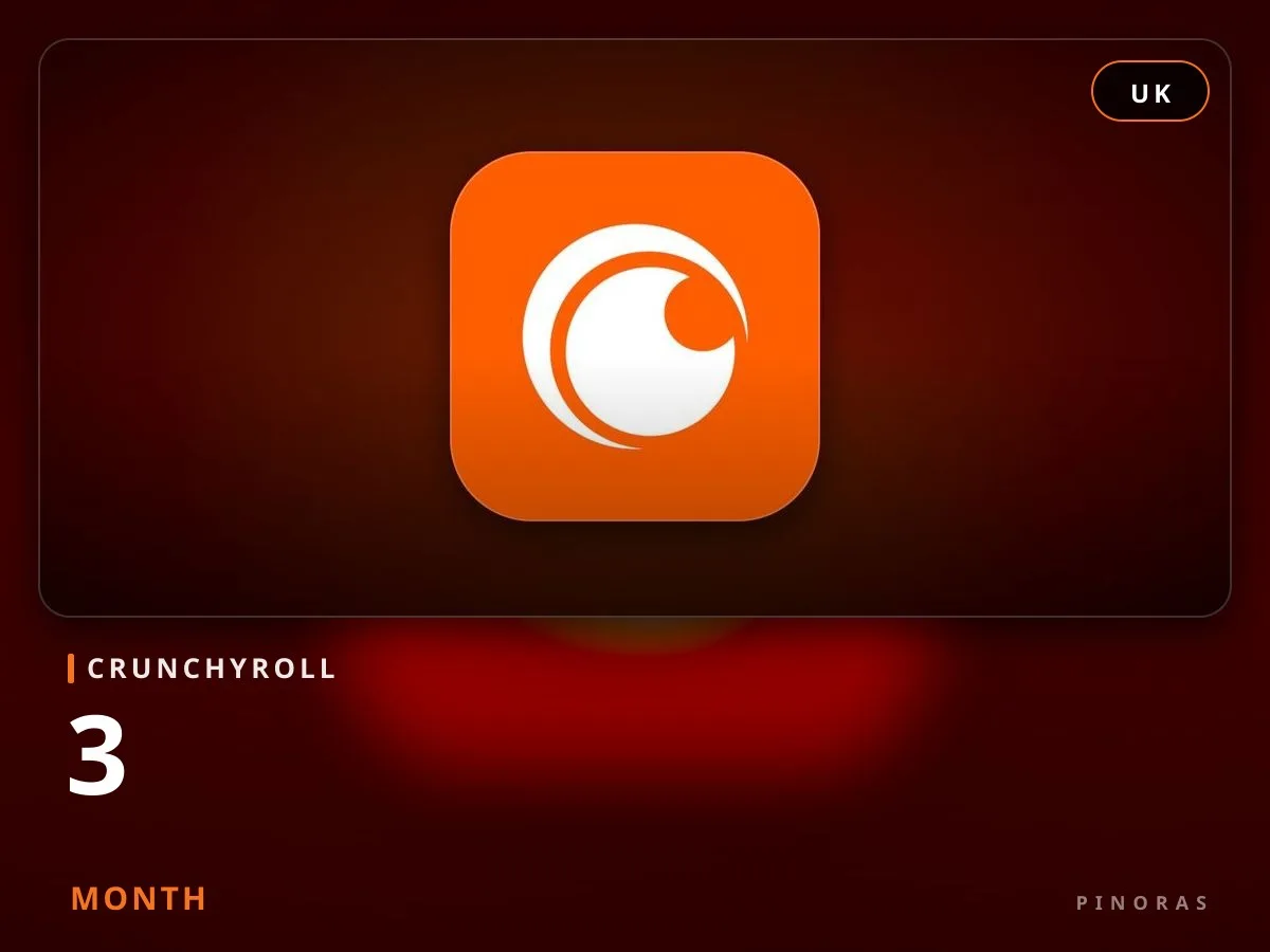 Crunchyroll UK - 3 Month - Pinoras