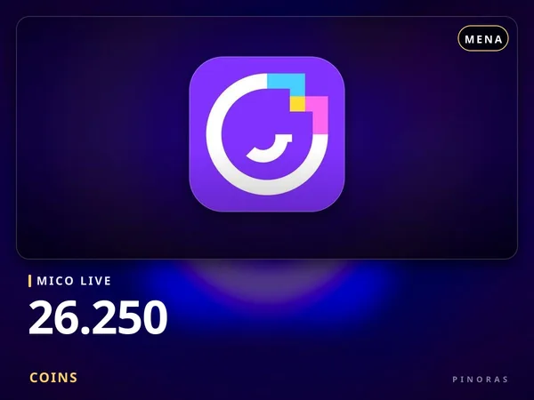 Mico Live MENA - 26.250 Coins