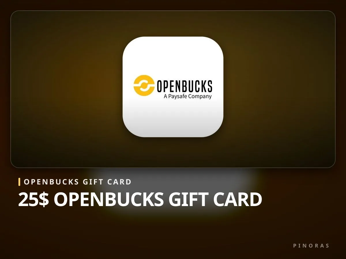 25$ Openbucks Gift Card — Pinoras
