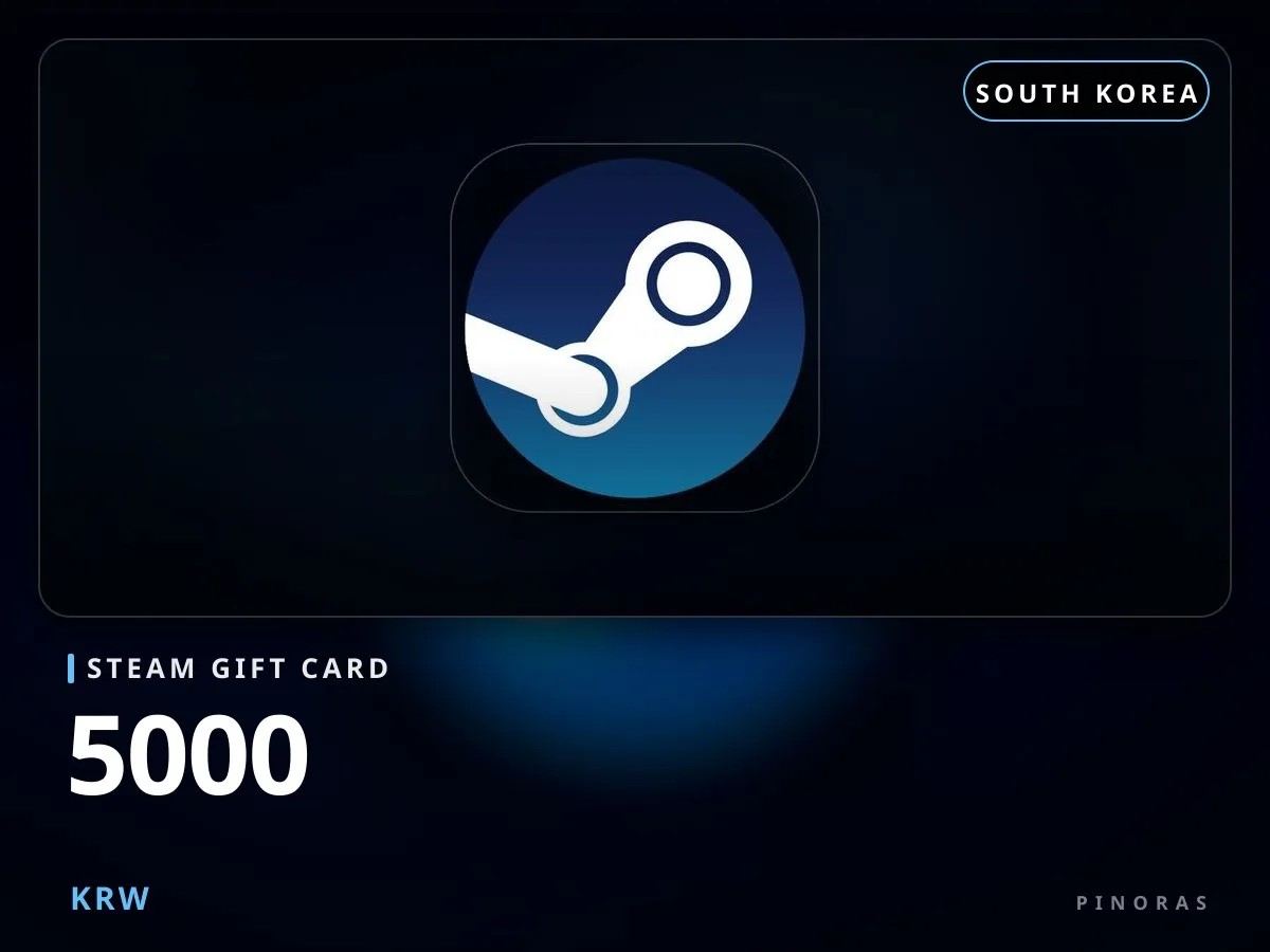 Steam Gift Card 5000 KRW - Pinoras
