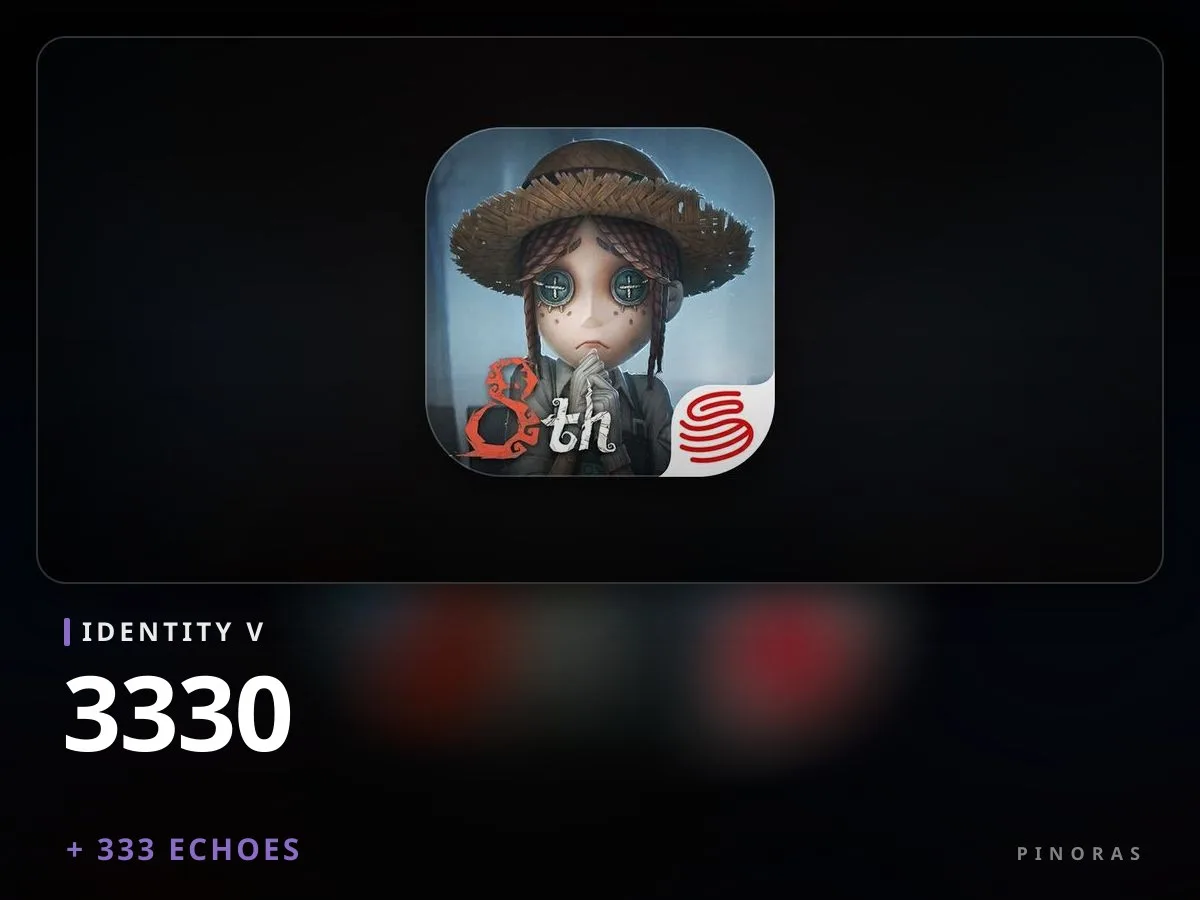 Identity V 3330 + 333 Echoes - Pinoras