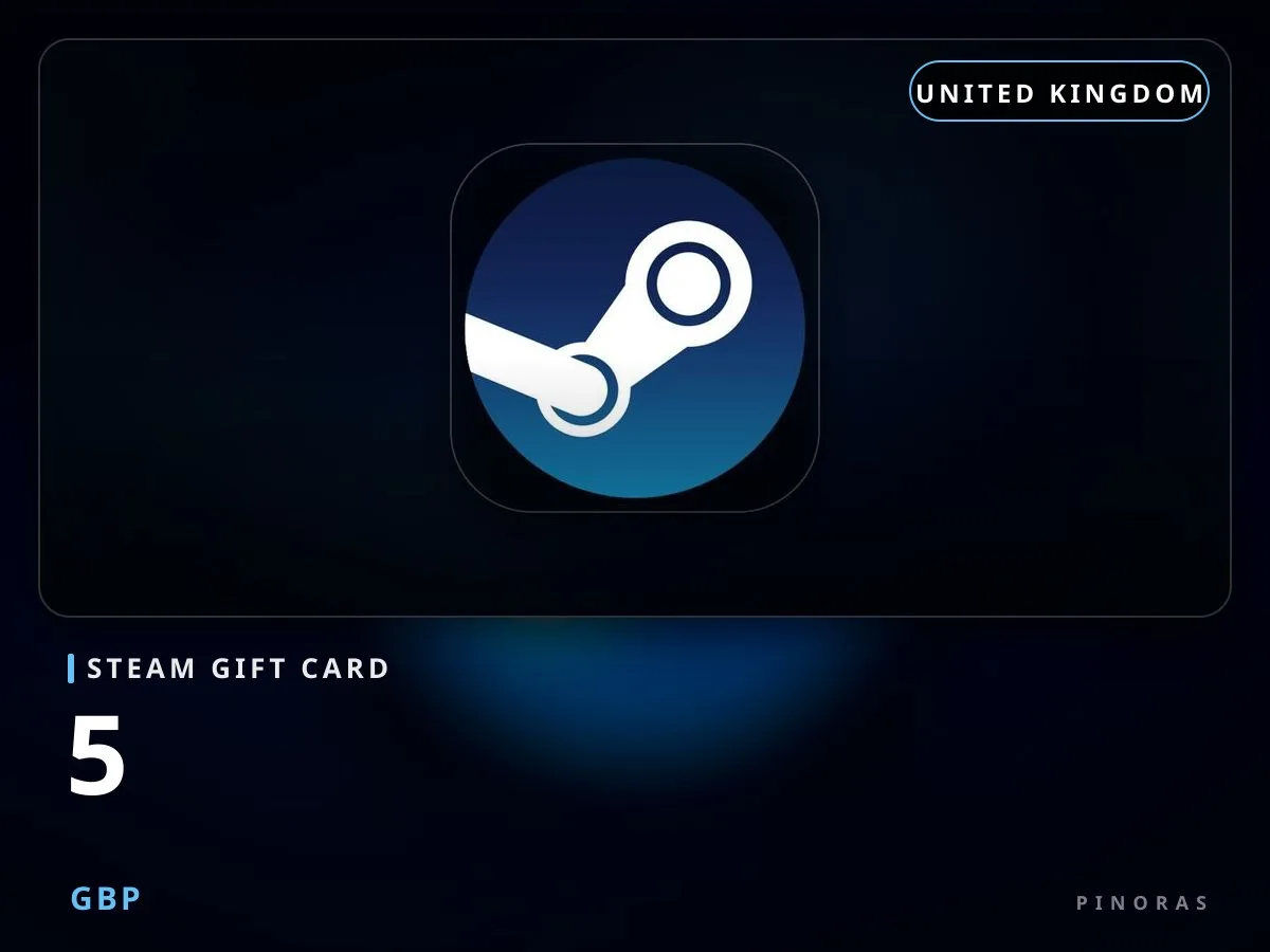 Steam Gift Card 5 GBP - Pinoras