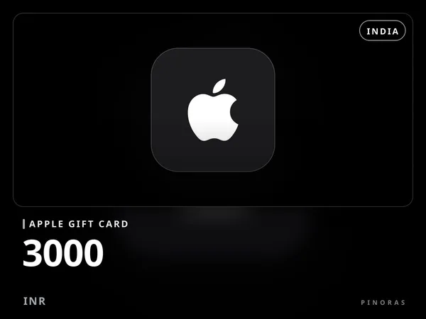Apple Gift Card India - 3000 INR