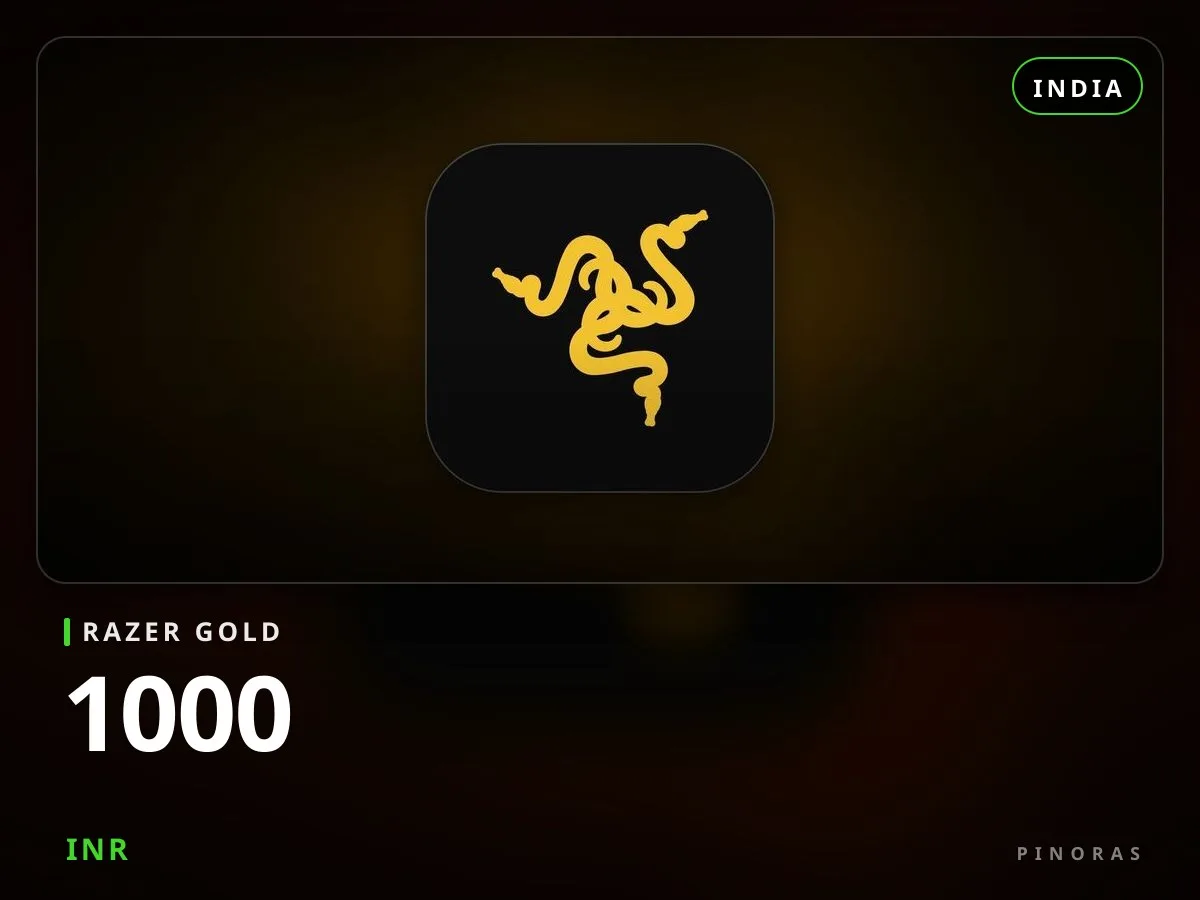 Razer Gold India - 1000 INR — Pinoras