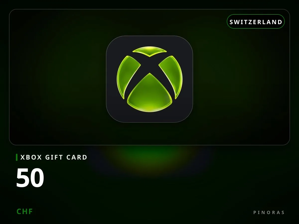 Xbox Gift Card Switzerland - 50 CHF - Pinoras