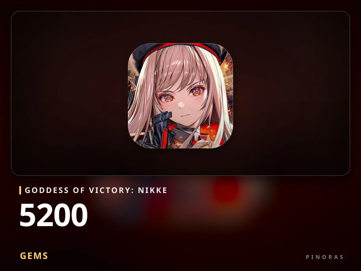 Goddess of Victory: Nikke 5200 Gems - Pinoras