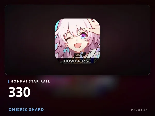 Honkai Star Rail - 330 Oneiric Shard