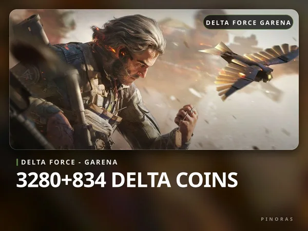 Delta Force Garena - 3280+834 Delta Coins