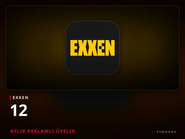 Exxen 12-Month Membership with Ads