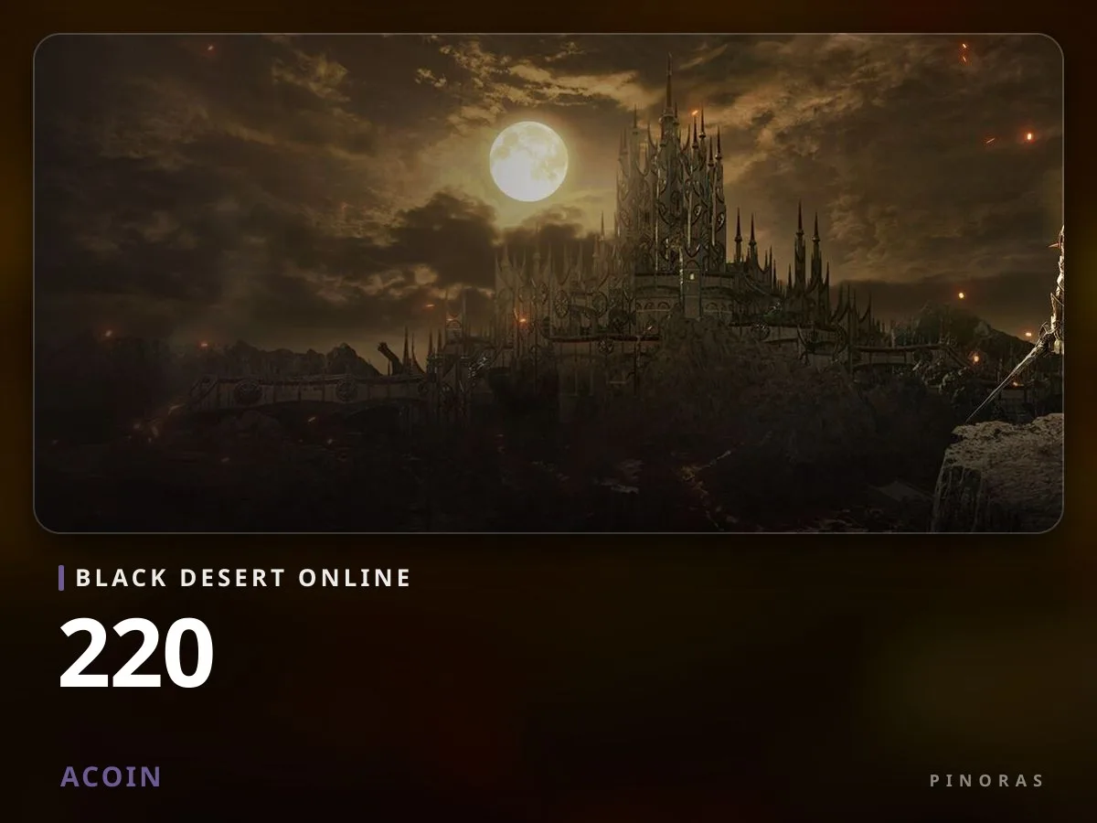 Black Desert Online 220 Acoin - Pinoras