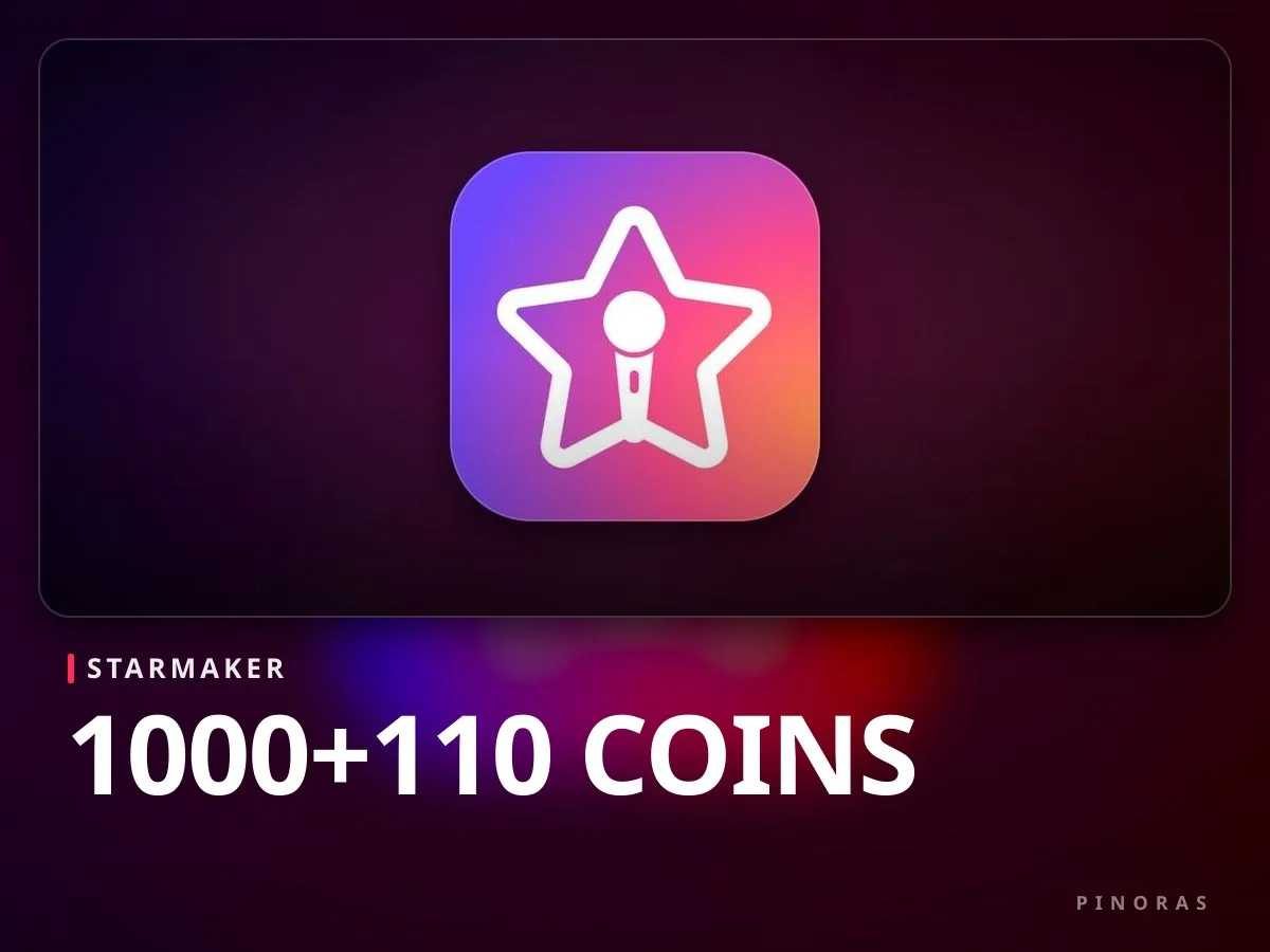 StarMaker - 1000+110 Coins - Pinoras