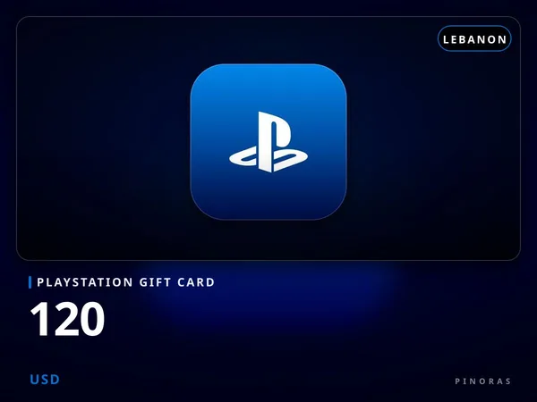 Playstation Gift Card Lebanon - 120 USD