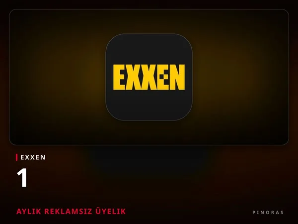 Exxen 1-Month Ad-Free Membership